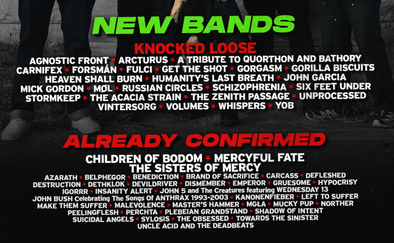 26 new bands confirmed for Brutal Assault 27